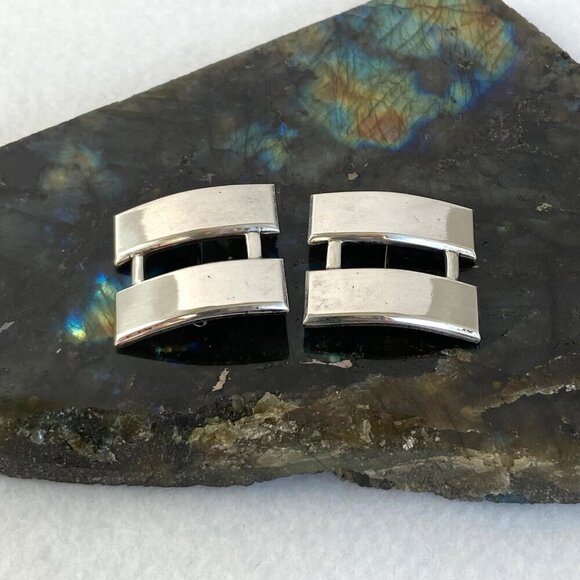 VTG Sterling Silver 925 WW2 Shold-R-Form Military US Army Captain Insignia Pins - Picture 5 of 16